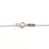 TIFFANY & CO. Necklace Fold heart Sterling Silver 925 vintage accessory Women