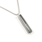 TIFFANY & CO. Necklace 1837 Bar Pendant Sterling Silver 925 vintage unisex