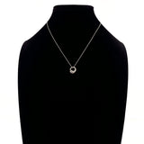 TIFFANY & CO. Necklace Eternal circle Elsa Peretti Sterling Silver 925 Women