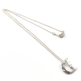 TIFFANY & CO. Necklace Crescent Moon Paloma Picasso Sterling Silver 925 unisex