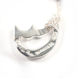 TIFFANY & CO. Necklace Crescent Moon Paloma Picasso Sterling Silver 925 unisex