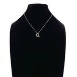 TIFFANY & CO. Necklace Crescent Moon Paloma Picasso Sterling Silver 925 unisex