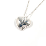 TIFFANY & CO. Necklace Curved heart Elsa Peretti Sterling Silver 925 Women