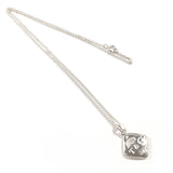 TIFFANY & CO. Necklace 1837 montage cushion Sterling Silver 925 vintage Women