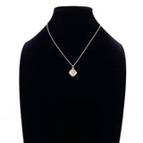 TIFFANY & CO. Necklace 1837 montage cushion Sterling Silver 925 vintage Women