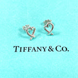 TIFFANY & CO. earring Loving heart Paloma Picasso Sterling Silver 925 Women