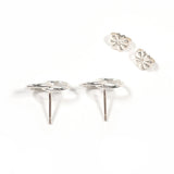 TIFFANY & CO. earring Double loop Elsa Peretti Stud Earrings Sterling Silver 925 Women