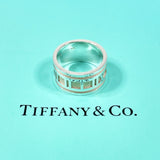 TIFFANY & CO. Ring Atlas Wide ring Sterling Silver 925 US Size 8.5 mens