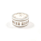 TIFFANY & CO. Ring Atlas Wide ring Sterling Silver 925 US Size 8.5 mens