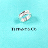 TIFFANY & CO. Ring 1837 Medium Sterling Silver 925 US Size 5.5 Women