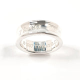 TIFFANY & CO. Ring 1837 Medium Sterling Silver 925 US Size 5.5 Women