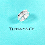 TIFFANY & CO. Ring 1837 Medium Sterling Silver 925 US Size 5.5 Women