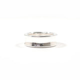 TIFFANY & CO. Ring 1837 Medium Sterling Silver 925 US Size 5.5 Women