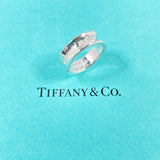 TIFFANY & CO. Ring 1837 Medium Sterling Silver 925 US Size 6.75 unisex