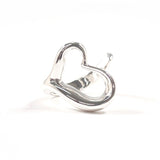 TIFFANY & CO. Ring Open heart Elsa Peretti Sterling Silver 925 US Size 7.25 Silver Women