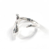 TIFFANY & CO. Ring Open heart Elsa Peretti Sterling Silver 925 US Size 7.25 Silver Women