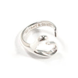 TIFFANY & CO. Ring Open heart Elsa Peretti Sterling Silver 925 US Size 5.25 Women