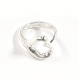 TIFFANY & CO. Ring Open heart Elsa Peretti Sterling Silver 925 US Size 4.75 Women