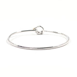 TIFFANY & CO. Bangle Hook & Eye Love knot Sterling Silver 925/K18 yellow gold Silver/gold Women