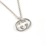 GUCCI Necklace Interlocking G Sterling Silver 925 mens