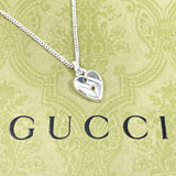 GUCCI Necklace 313463-J8400-8106 Knot infinity heart Sterling Silver 925 Women