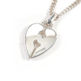 GUCCI Necklace 313463-J8400-8106 Knot infinity heart Sterling Silver 925 Women