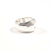 CHANEL Ring logo vintage alphabet Sterling Silver 925 US Size 6.75 Women