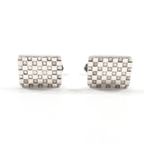 Georg Jensen Cufflinks Square Checkered No.113 Sterling Silver 925 mens