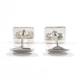 Georg Jensen Cufflinks Square Checkered No.113 Sterling Silver 925 mens