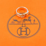 HERMES Ring Saintur Silver925/K18 yellow gold #US 5 Silver Silver Women Second hand