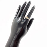 HERMES Ring Saintur Silver925/K18 yellow gold #US 5 Silver Silver Women Second hand