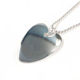 GUCCI Necklace Heart plate Ball chain Silver925 Silver Women Second hand