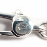 GUCCI Necklace Heart plate Ball chain Silver925 Silver Women Second hand