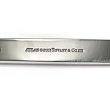 TIFFANY&Co. Necklace Atlas bar Silver925/rubber Silver unisex Second hand