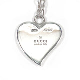 GUCCI Necklace heart Interlocking G Silver925 Silver Women Second hand