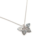 Christian Dior Necklace Logo heart vintage metal accessory Women