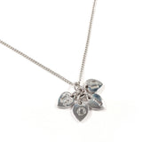 Christian Dior Necklace Logo heart vintage metal accessory Women