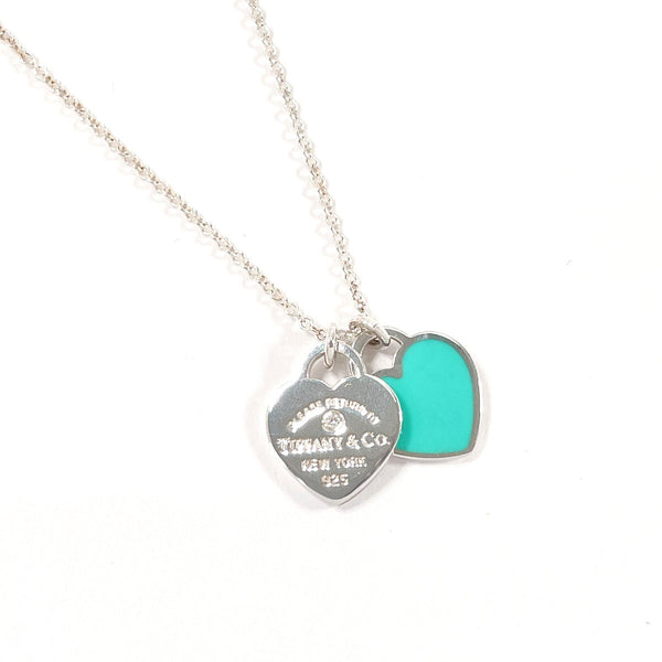 TIFFANY&Co. Necklace 69683983 Heart Pendant Mini Return to Silver925/diamond Silver Silver Women Second hand