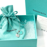 TIFFANY&Co. Necklace 69683983 Heart Pendant Mini Return to Silver925/diamond Silver Silver Women Second hand
