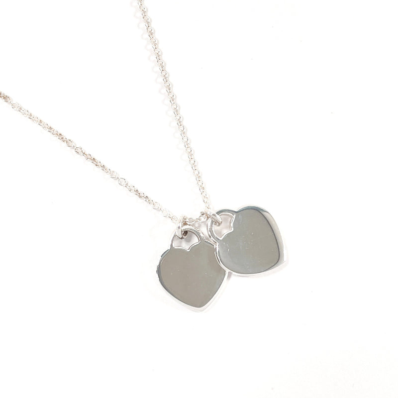 TIFFANY&Co. Necklace 69683983 Heart Pendant Mini Return to Silver925/diamond Silver Silver Women Second hand