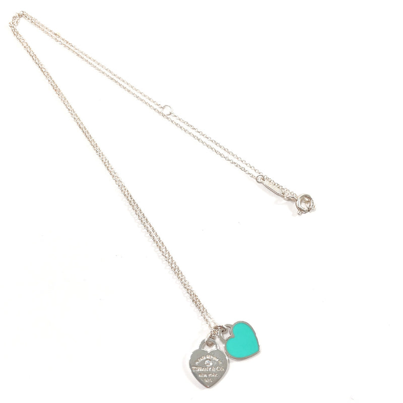 TIFFANY&Co. Necklace 69683983 Heart Pendant Mini Return to Silver925/diamond Silver Silver Women Second hand
