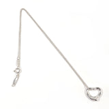 TIFFANY&Co. Necklace Open heart Elsa Peretti Silver925/diamond Silver Women Second hand