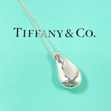 TIFFANY&Co. Necklace teardrop Elsa Peretti Silver925 Silver Women Second hand