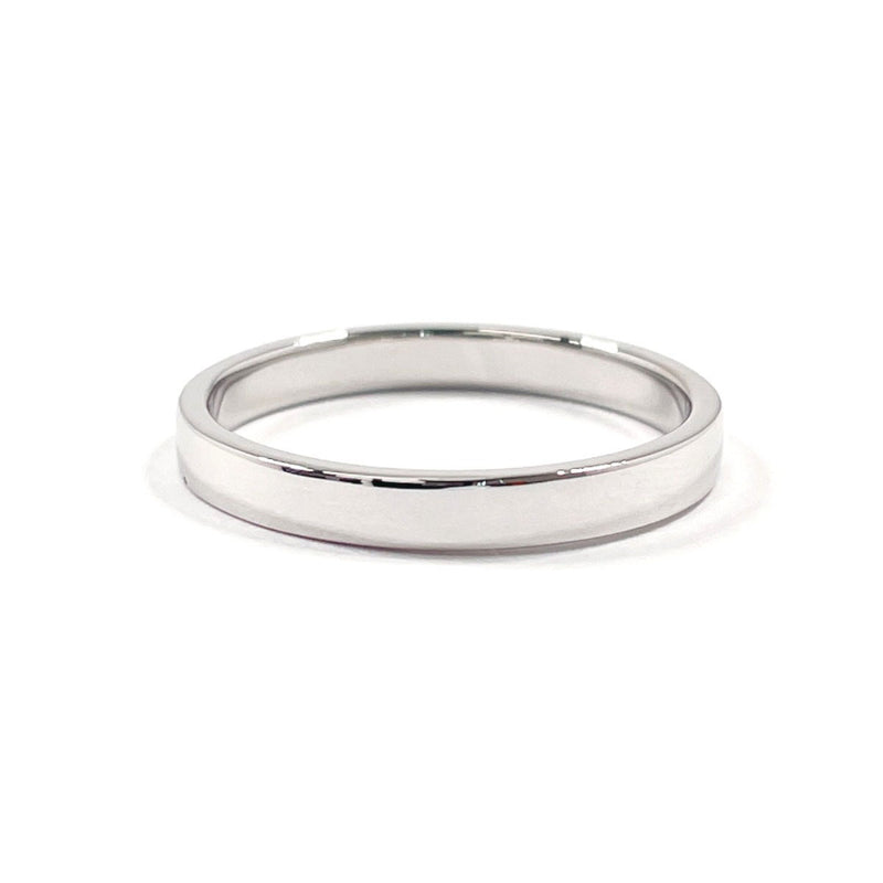 TIFFANY&Co. Ring Flat band ring Pt950Platinum #US 9 1/2 Silver mens Second hand