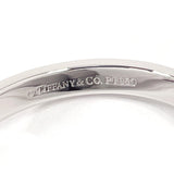 TIFFANY&Co. Ring Flat band ring Pt950Platinum #US 9 1/2 Silver mens Second hand