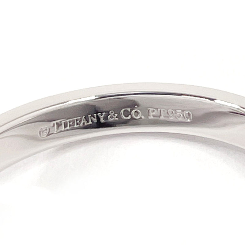 TIFFANY&Co. Ring Flat band ring Pt950Platinum #US 9 1/2 Silver mens Second hand