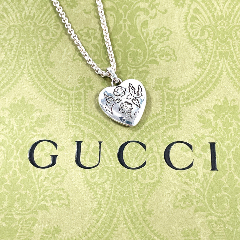 GUCCI Necklace Blind for Love Silver925 Silver Women Second hand
