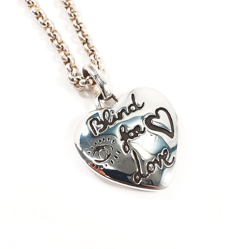 GUCCI Necklace Blind for Love Silver925 Silver Women Second hand