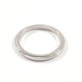 TIFFANY&Co. Ring Milgrain Bundling gathered together Pt950Platinum #US 4 3/4 Silver Women Second hand