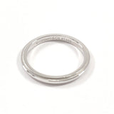 TIFFANY&Co. Ring Milgrain Bundling gathered together Pt950Platinum #US 4 3/4 Silver Women Second hand